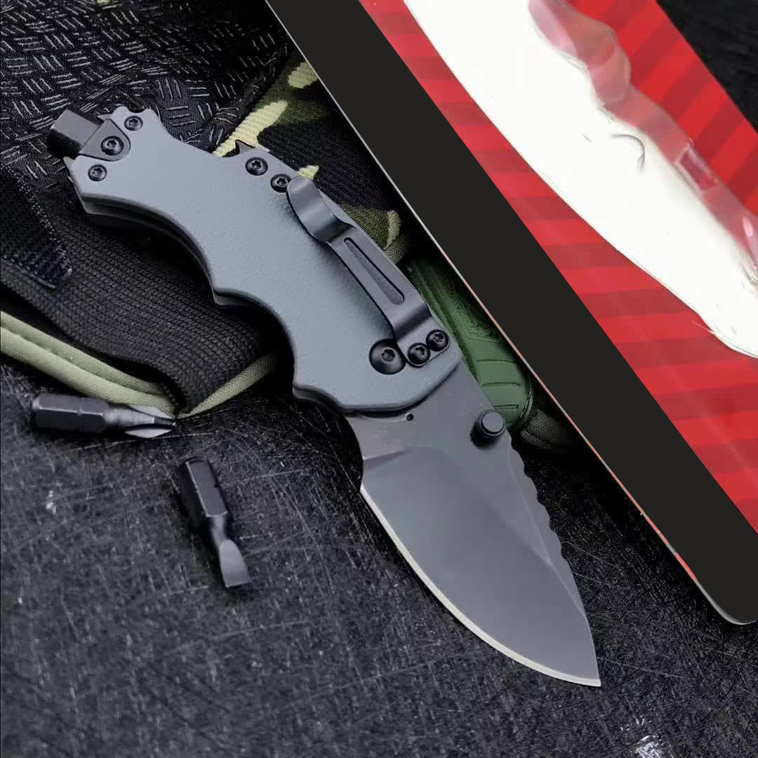KS 8720 Multi-Functional Everyday Carry Folding Knife 8Cr13MoV Blade G10 Handle Outdoor Camping Hunting Survival Tool