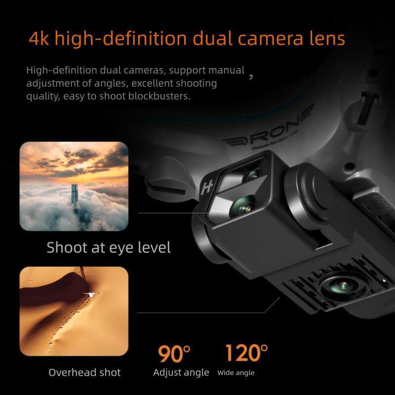 Famous Brand Genie KY Drone Optical Flow Positioning Obstacle Avoidance Quadcopter HD Aerial Photography Long Battery Life Remote Control Airplane CKS