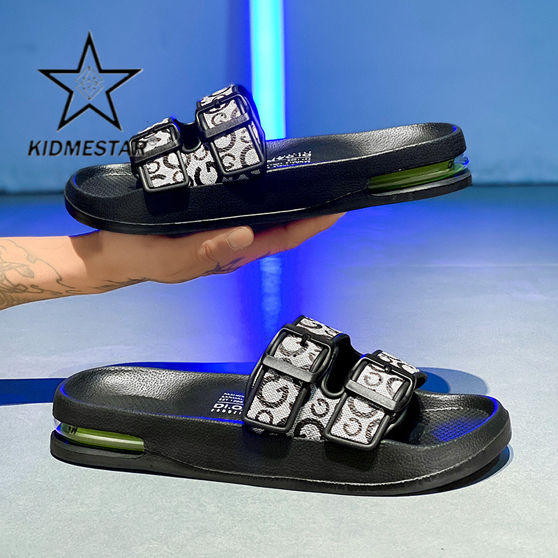 Luxurious Men's Designer New Model Of Outdoor Casual Air Cushion-style High-end Sandals Are Suitable For Wearing On The Beach Providing Cool And 