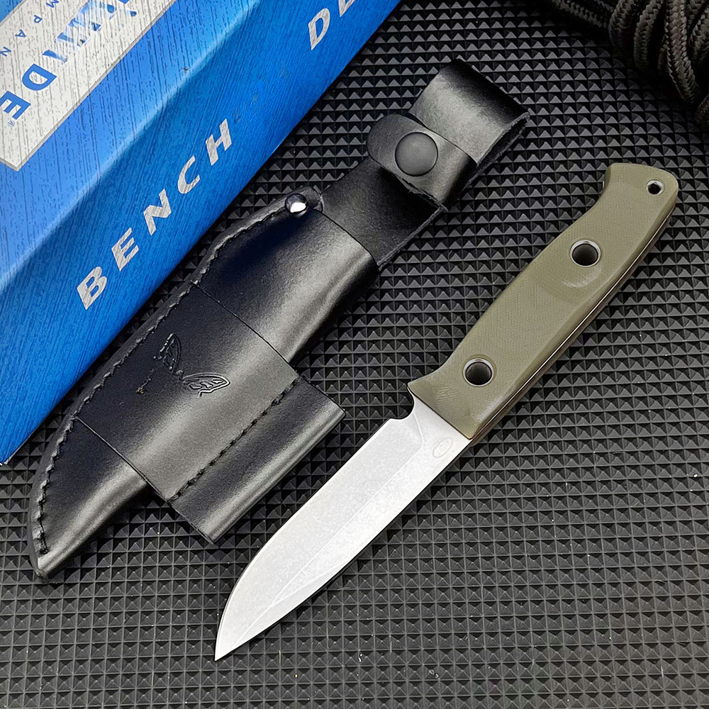 Portable Outdoor Rescue Defense BM 163 Fixed Blade Knife Sharp D2 Blade Tactical Survival Knives G10 Handle EDC Camping Tools