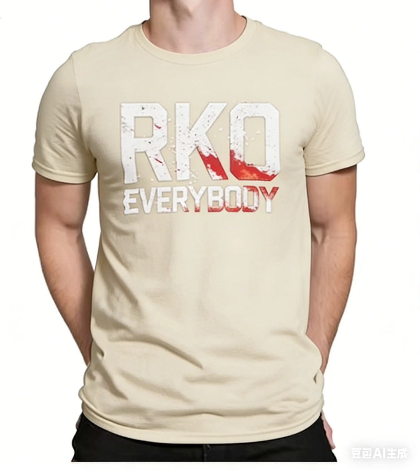 RKO Everybody Distressed Wrestling T Shirt Men Women Unisex Casual Cotton Short Sleeve Fans Graphic Tee Streetwear 260421