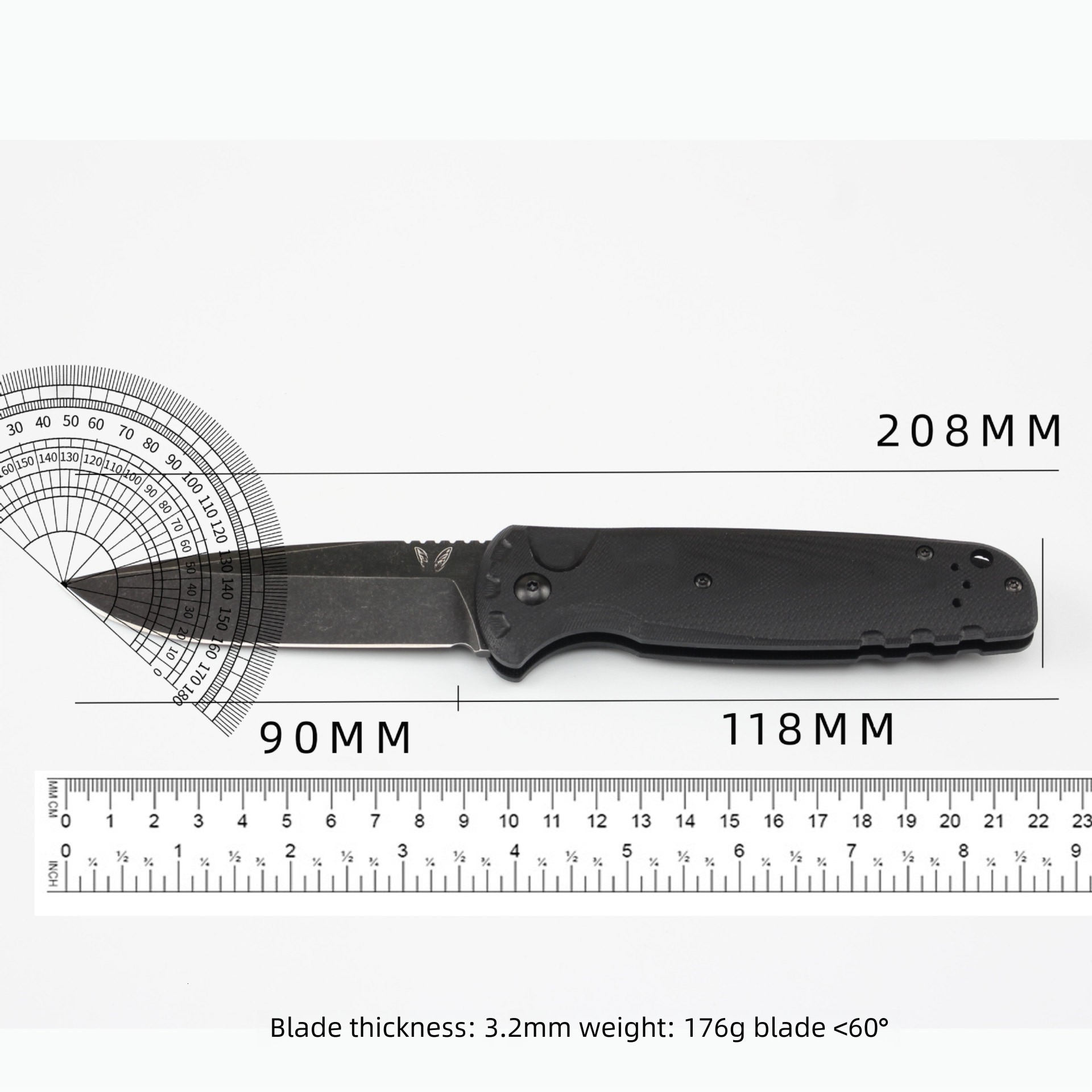 BM 4300 Pocket Folding Knife CPM-Magnacut Blade G10 Handle Assisted Flipper Knife EDC Outdoor Hunting Tactical Self Defense Tool