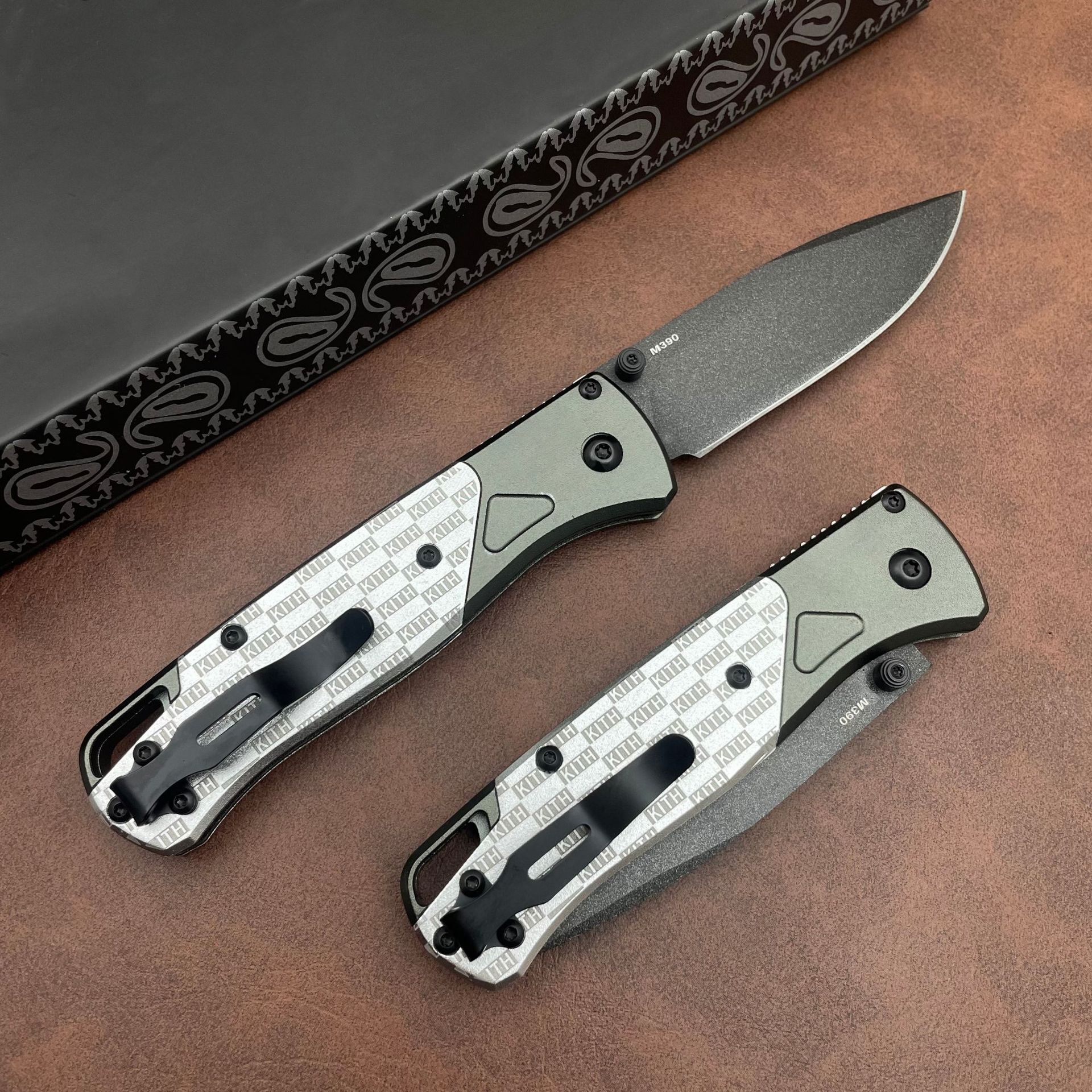 Bugout 535 Aluminum Handle Ball Bearings Mark M390 Pocket EDC Tool Camping Hunting Fish Tactical Folding Blade Knife