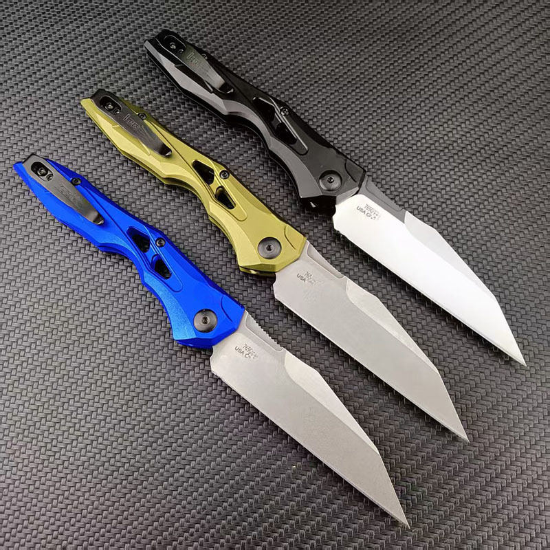 KS7650 Portable Multifunctional Pocket Folding Knife, EDC Outdoor Camping Knife with Nylon Handle, 8Cr13Mov Blade