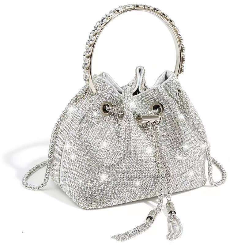Women 2026 Cross Border Diamond Embellished Women S Spring New Model Full Diamond Inlay Evening Handbag Shoulder Bag Direct