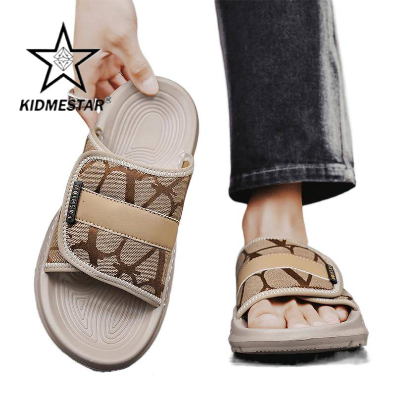 2026 Men's New Luxury Outdoor Leisure Beach Slippers With Velcro Fasteners - Designer Style - Sporty Design - Lightweight Comfortable Breathable 