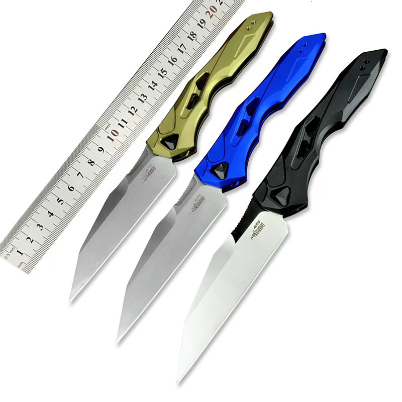 KS7650 Portable Multifunctional Pocket Folding Knife, EDC Outdoor Camping Knife with Nylon Handle, 8Cr13Mov Blade