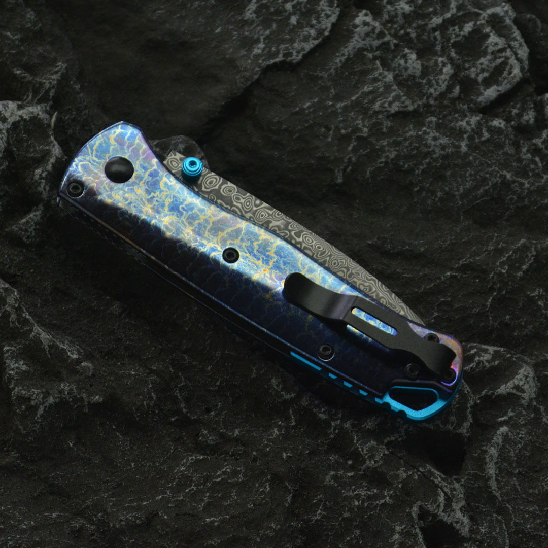 New BM535 Burn titanium Folding Knife Tactical Combat Outdoor portable EDC Pocket Knife Hand Tool 2026 Gift