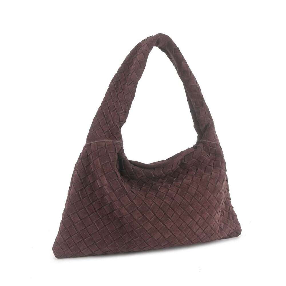 Autumn Winter Hot Niche Handbags, Suede Woven Tote Bag, Casual Large Capacity, Shoulder Underarm Bag, Fashion Daily Women Handbagvv SENYY