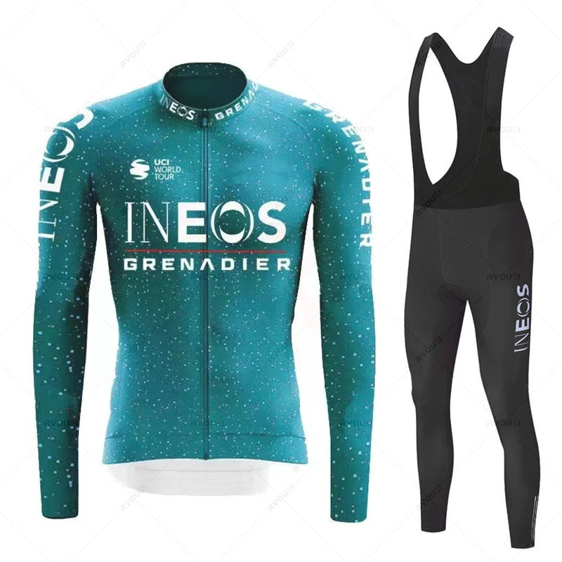 Ineos Grenadier Autumn Cycling Jersey Set Ropa Ciclismo Spring Long Sleeve Bicycle Clothing MTB Bicicleta Maillot Bike Culotte 260427