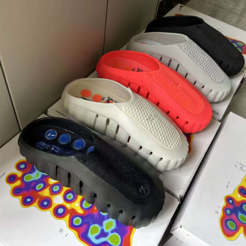Desginer Mind 001 Slide Slides Mind001 Slippers Soft Rubber Tech Comfortable Sandals Mules Clog Black Red Bone Light Smoke Grey Men Women Summer Shoes 002