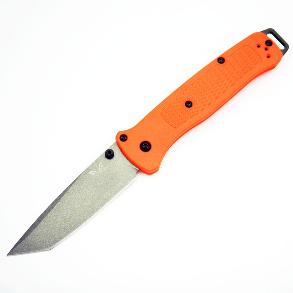 537 Bailout BM Knife Self Defense Pocket Knives Outdoor EDC Survival Flipper Folding Knife Camping Hunting Tool Nylon Handle