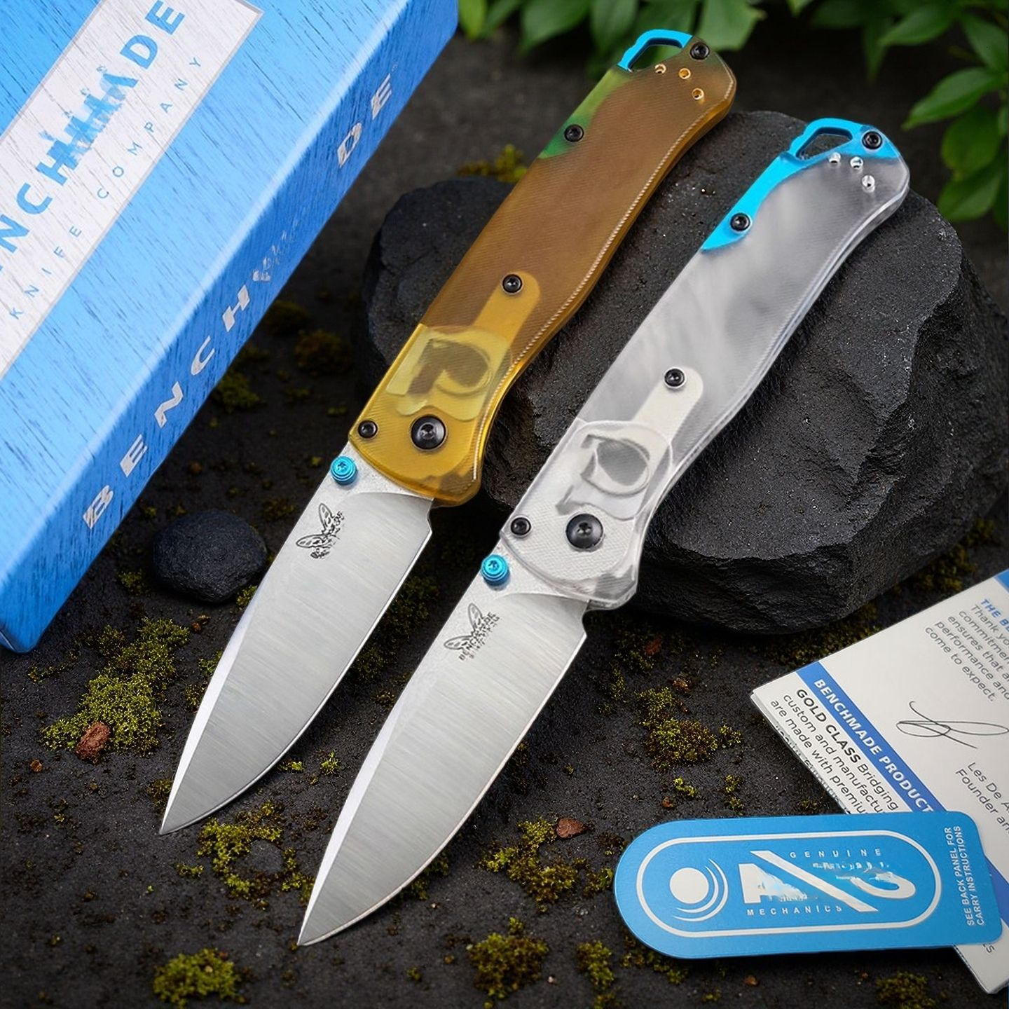 BM 535 PEI Handle Camping Folding Outdoor Knife D2 Blade Survival Hiking Portable Self-defense Hunting Multitools Hand Knives
