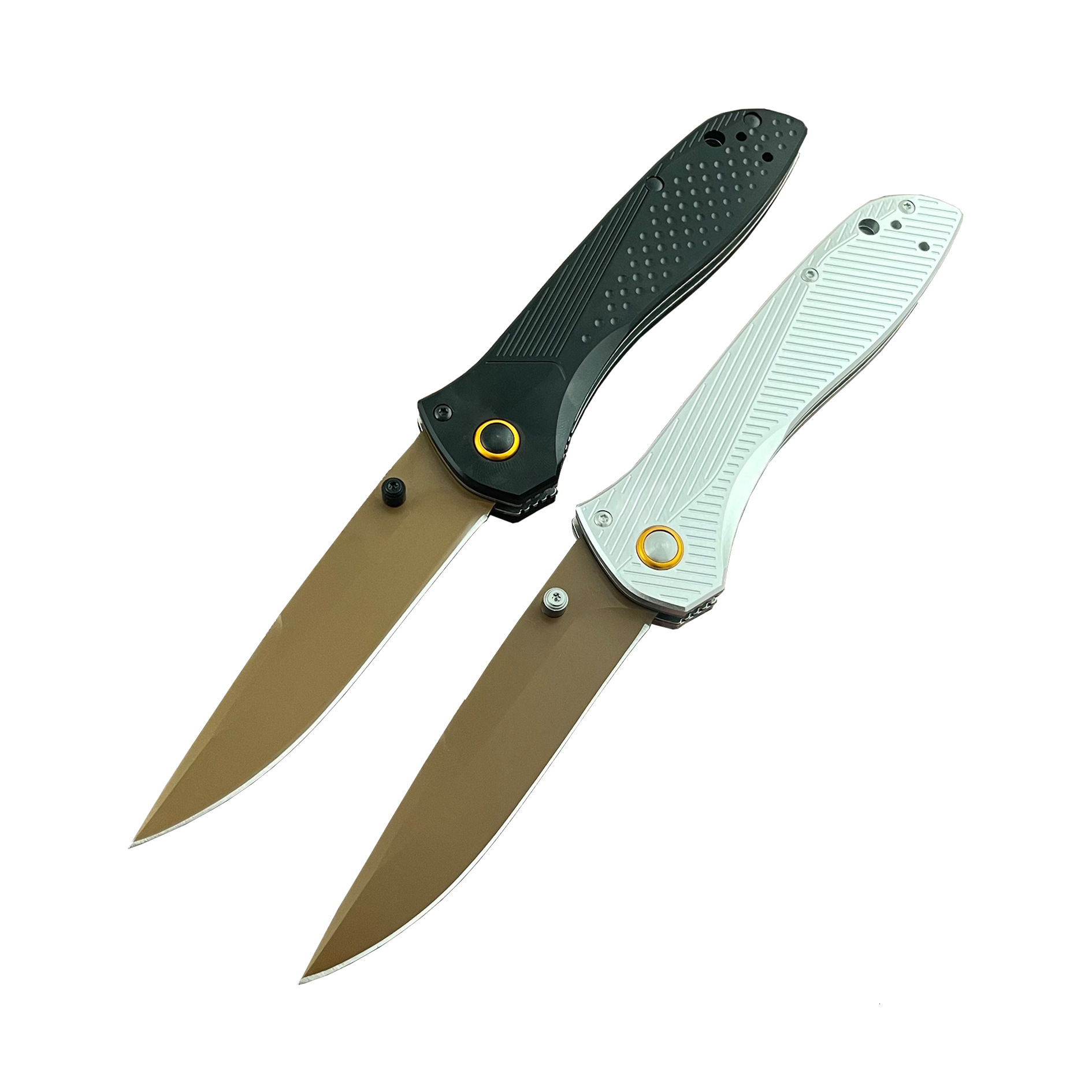 New BM 710FE Outdoor Pocket Folding Knife D2 Blade Aluminum Tactical Self-defense Knives EDC Handle Hiking Camping Fishing Tools