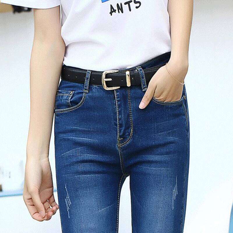 Fashion Women Genuine Leather High Quality Gold Buckle Best Matching Dress Jeans Belts for Lady LB2146 26H0427