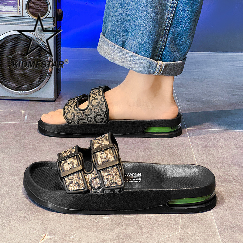 Luxurious Men's Designer New Model Of Outdoor Casual Air Cushion-style High-end Sandals Are Suitable For Wearing On The Beach Providing Cool And 