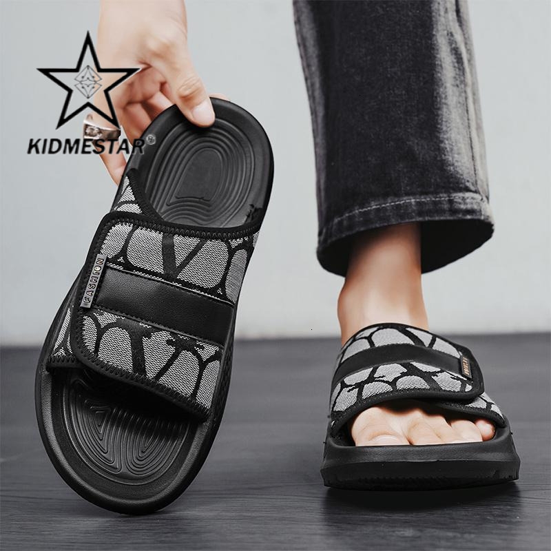 2026 Men's New Luxury Outdoor Leisure Beach Slippers With Velcro Fasteners - Designer Style - Sporty Design - Lightweight Comfortable Breathable 