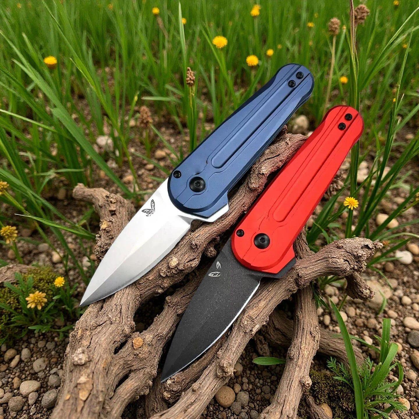 BM 491 Bugout AXIS Folding Knife Aluminum Handle Pocket Flipper Knife Assisted Manual Open Outdoor Camping EDC Fishing Multitool