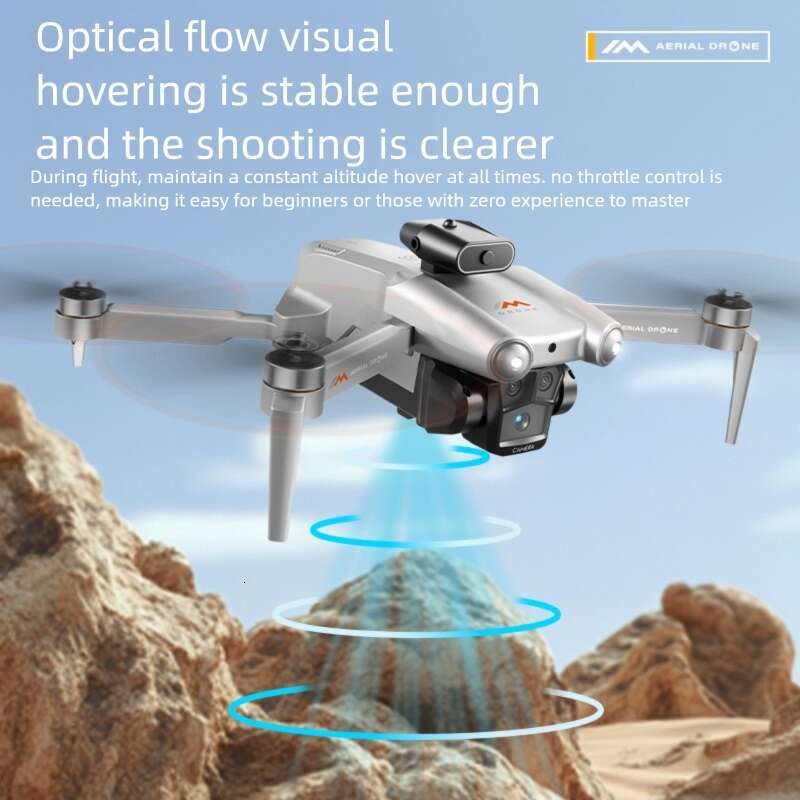 M6 Brushless Drone Large Screen Remote Control Intelligent Obstacle Avoidance Optical Flow Positioning HD Aerial Photography Foldable RC Quadcopter Ai