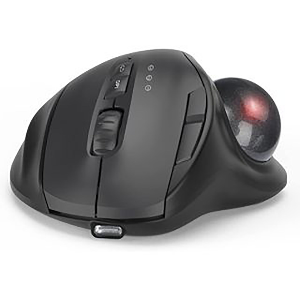 ProtoArc wireless trackball mouse 24g ergonomic rolling ball rechargeable Bluetooth computer 3 device connection 250402