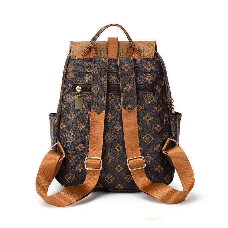 Women's New Vintage Casual Large Capacity School Bag Printed Fashion Trendy Backpack For Women