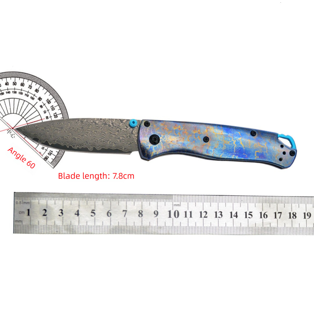 New BM535 Burn titanium Folding Knife Tactical Combat Outdoor portable EDC Pocket Knife Hand Tool 2026 Gift