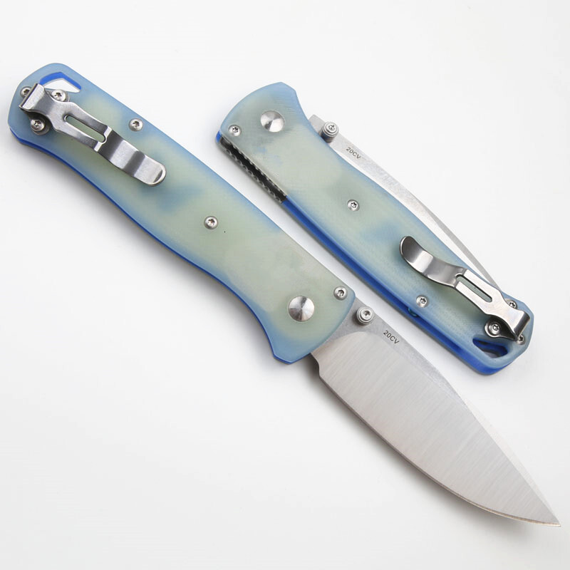 BM Bugout 535 Folding Knife 8C13Mov Blade G10 Handle Integrated Multi-purpose Kitchen Utility Knife with Blades Safety Utility