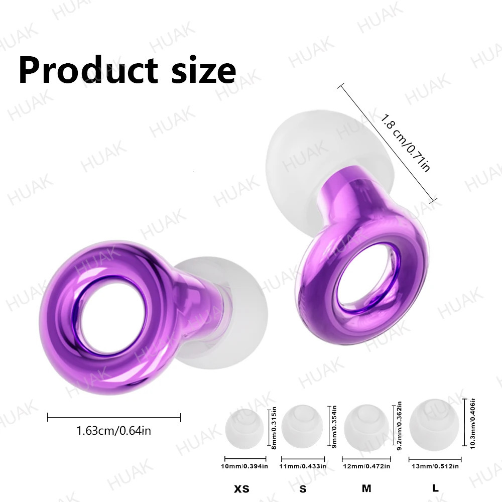 HUAK Quiet Ear Plugs Everyday Noise Relief with Clear Speech for Social GatheringsNoise Sensitivity Noise Reduction Earplugs 260427