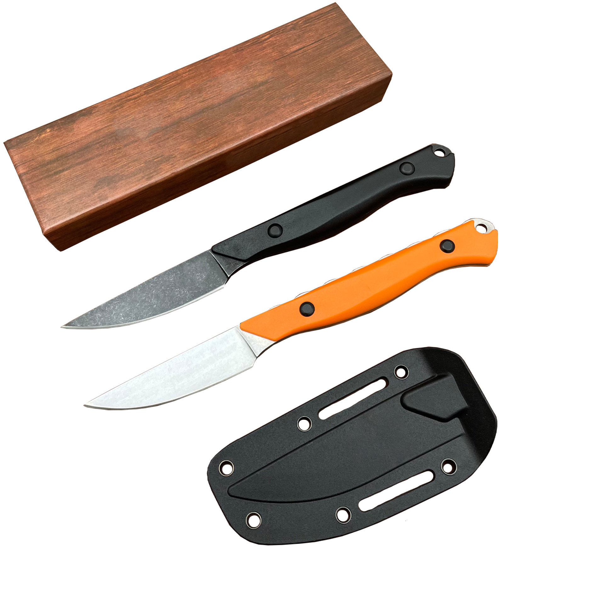 BM 15700 Fixed Blade Knife CPM-154 Blade Santoprene Handle Durable Outdoor Camping EDC Hiking Portable Multitool Straight Knives