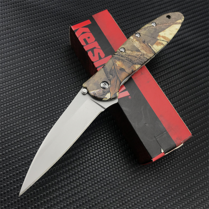 KS 1660 Pocket Folding Knife14C28N Blade Aluminum Alloy Handle Household Vegetable Knife Sharp Meat Cutter Kitchen Knives