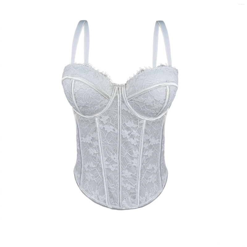 Women' s Tanks Elegant Shaping Sexy Lace Women Corset Fl - view 3