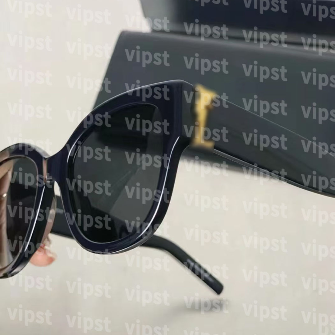 Top M95 Oval sunglasses Yslly oversized round frame luxury designer glasses for women With Box