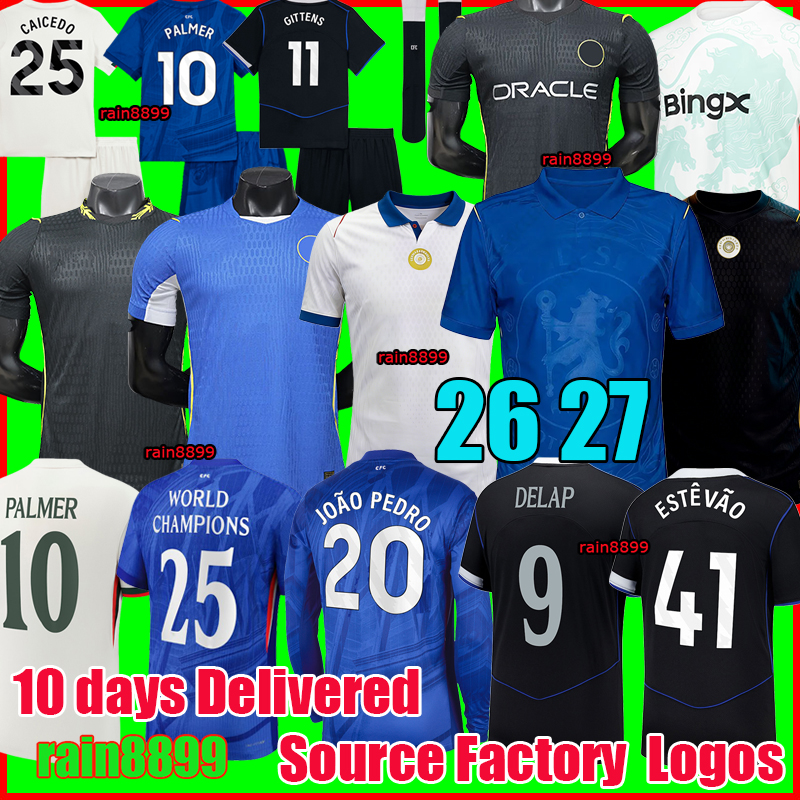 26 27 Chelseasea Jersey ENZO CFC Kits GITTENS CAICEDO DELAP Soccer JerseyS NETO RETRO ESTEVAO 120 Anniversary 25 2026 2027 PALMER football shirts JOAO PEDRO GARNACHO