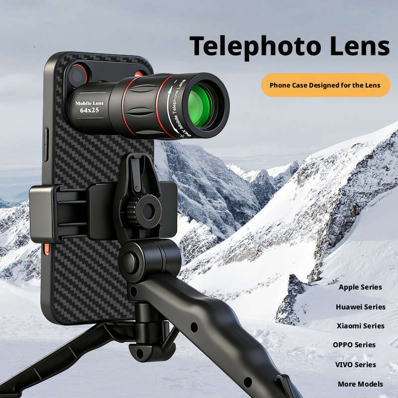 64x mobile telephoto external telescopes phones feature essential concerts suitable students zoom lens for iphone with apple and huawei