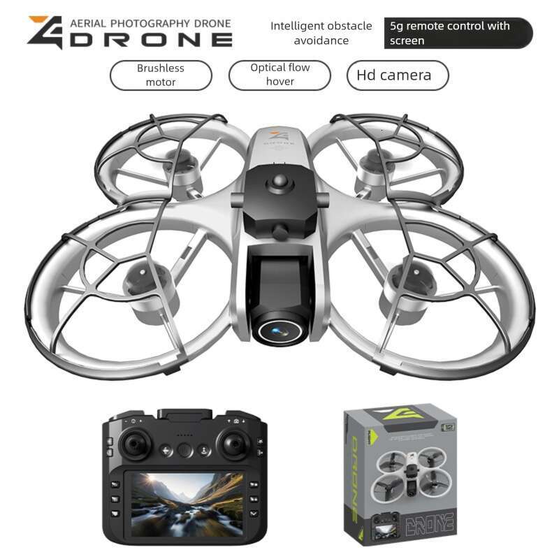 Z4 Drone With 4.3" Big Screen Remote Control, Brushless Motor FPV Racing Drone, HD Aerial Photography, Optical Flow Hover, Quadcopter RC Plane Fo