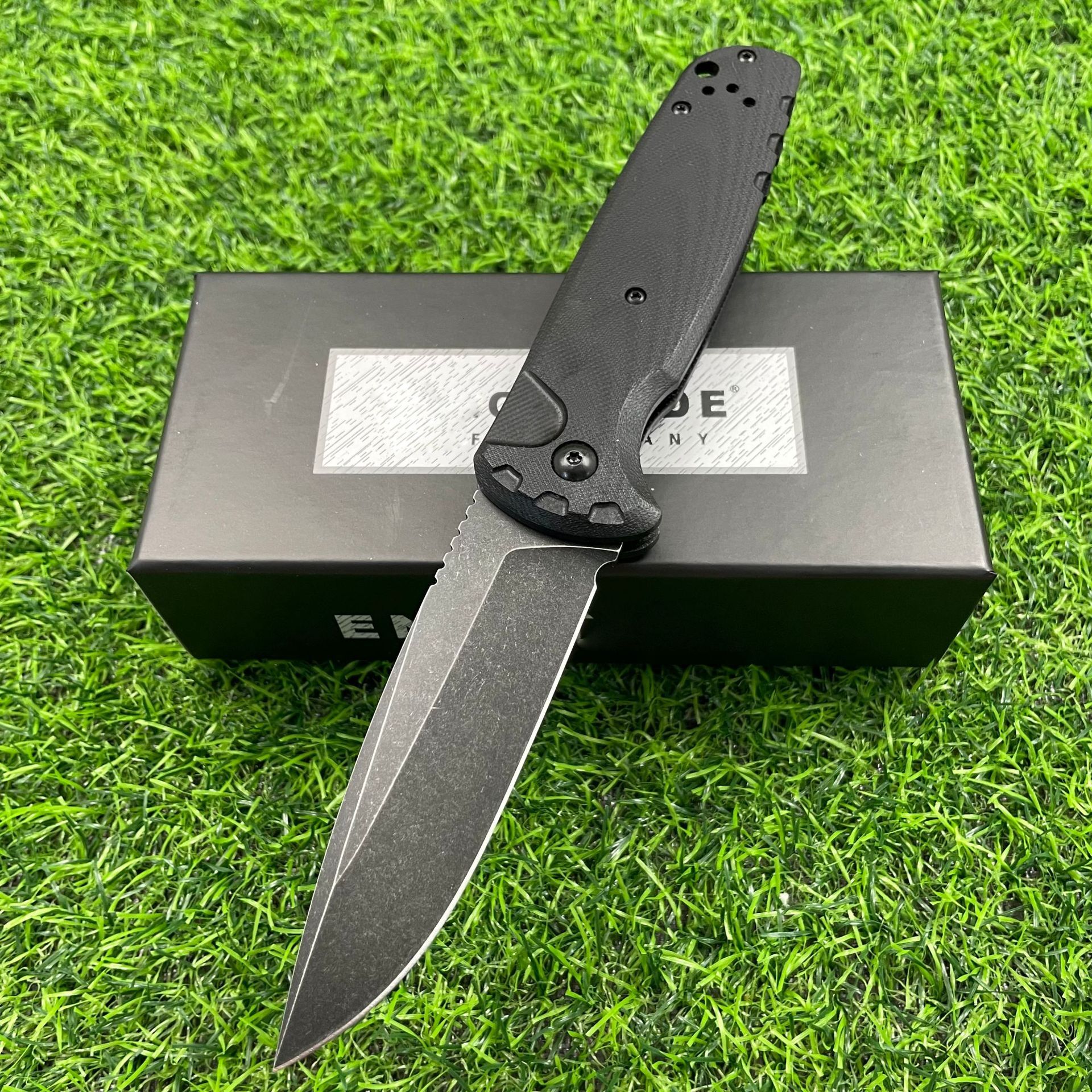 BM4300 Auxiliary Pocket Folding Knife D2 Blade G10 Handle Jungle Hunting Cutting Survival Knives Outdoor Hiking Camping Tool