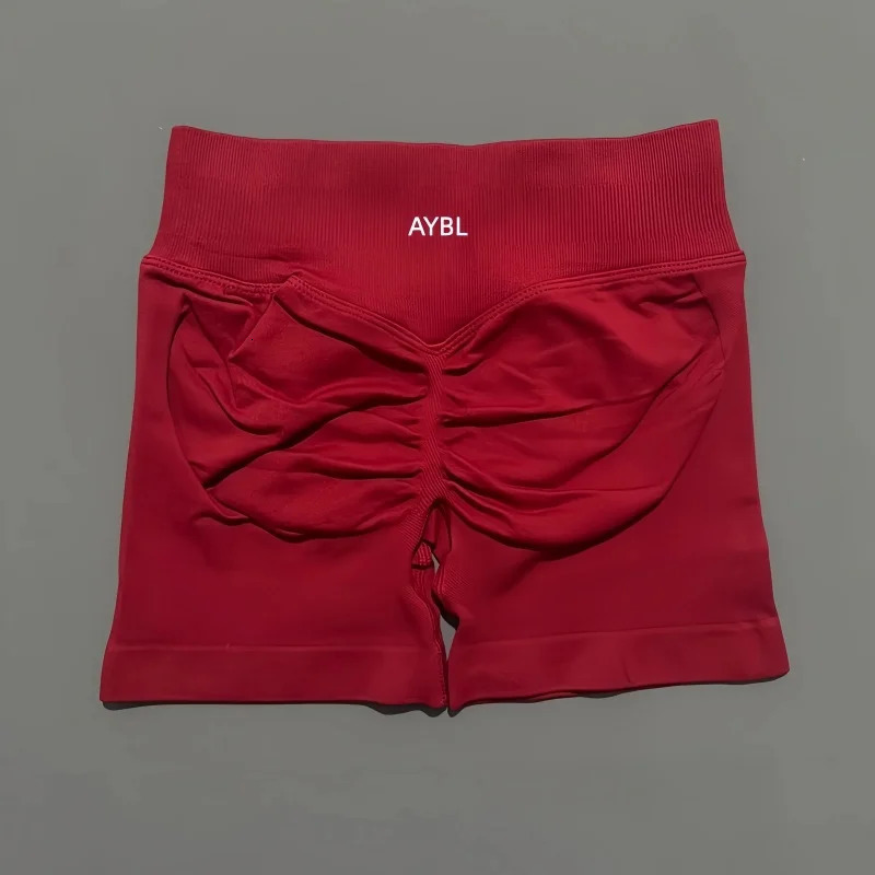 2026 AYBL Fashion Shorts Low Waist Seamless Yoga Shorts Scrunch Bum Gym Shorts Women Workout Biker Stretch Fitness Shorts 260427
