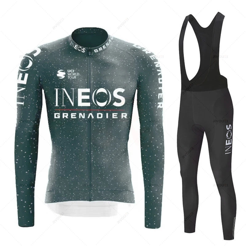 Ineos Grenadier Autumn Cycling Jersey Set Ropa Ciclismo Spring Long Sleeve Bicycle Clothing MTB Bicicleta Maillot Bike Culotte 260427