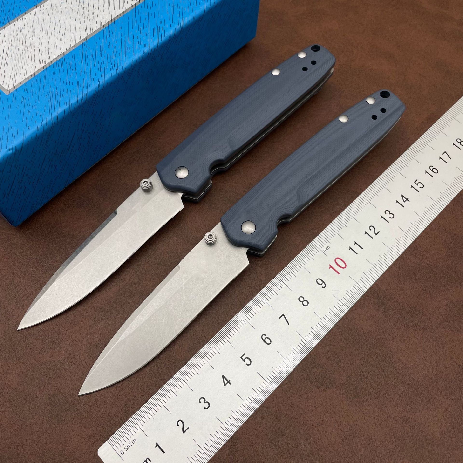 BM 485 Outdoor Self Defense Folding Blade Knife Utility G-10 Handles EDC Pocket Tactical Rescue Sharp Tools Hunting Jackknife