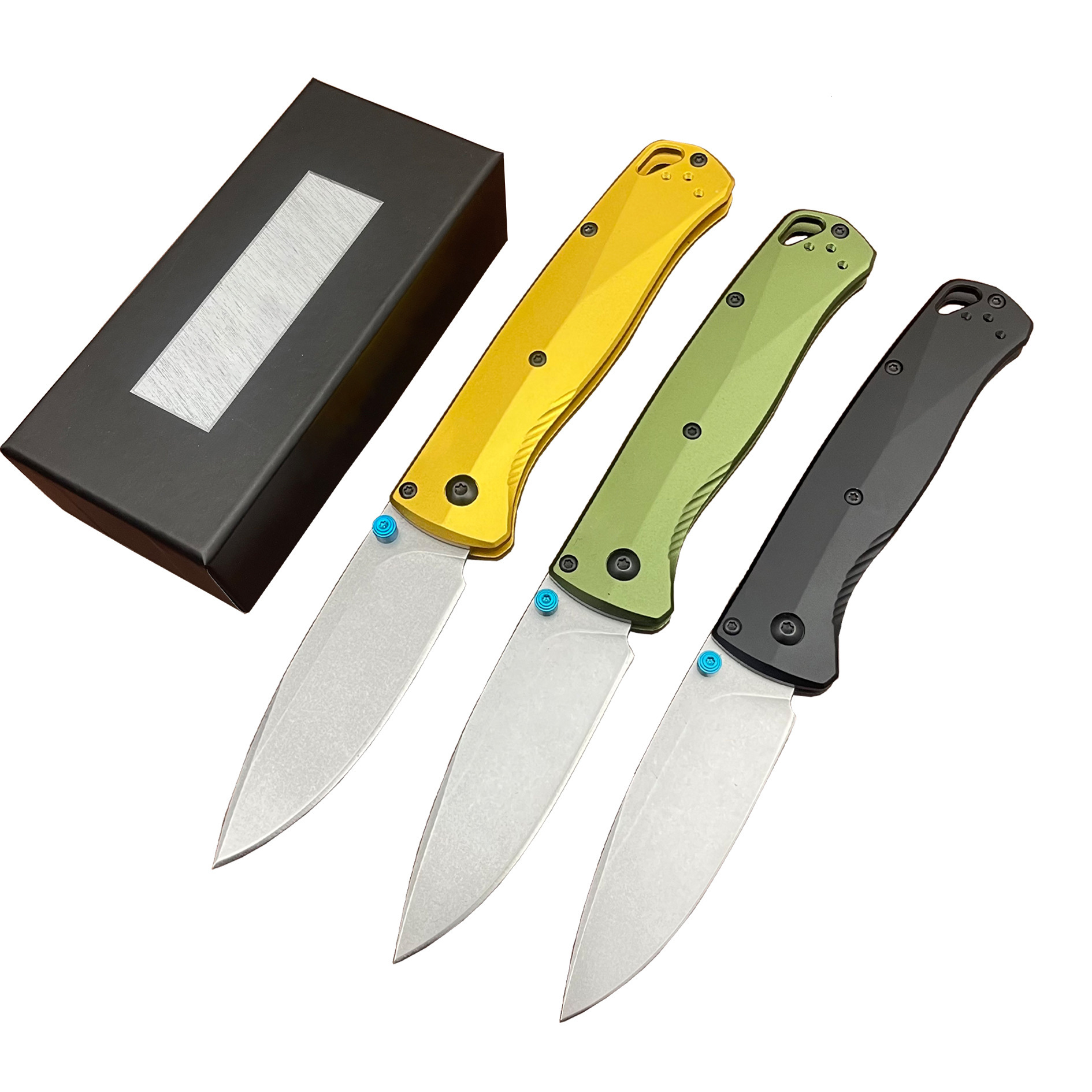 BM535-07 Aluminum alloy handle M390 blade BUGOUT Folding knife Outdoor Camping Hunting Pocket EDC Tool Knife