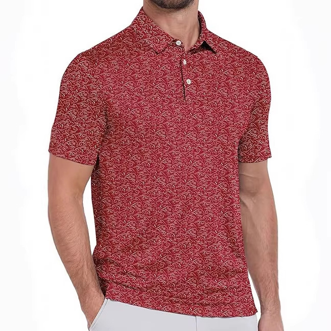 Luxury Brand Designer Mens Quick Dry Golf & Rugby Polo Shirts American Style Moisture Wicking Team Print Sportswear Chic Stylish Modern Trendy Fashion