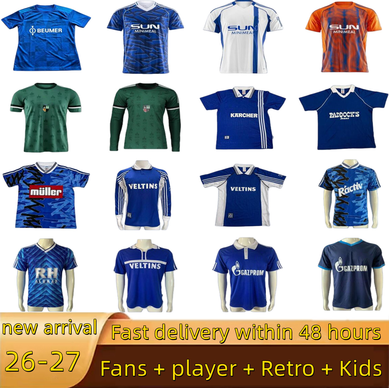 2025 2026 Schalke 04 Soccer Jerseys DZEKO V.BECKER PALSSON LODE LATZA TERODDE SYLLA LASME KARAMAN GOMIS MATRICIANI Retro 88 89 92 93 94 96 97 98 00 02 10 11 Football Shirt