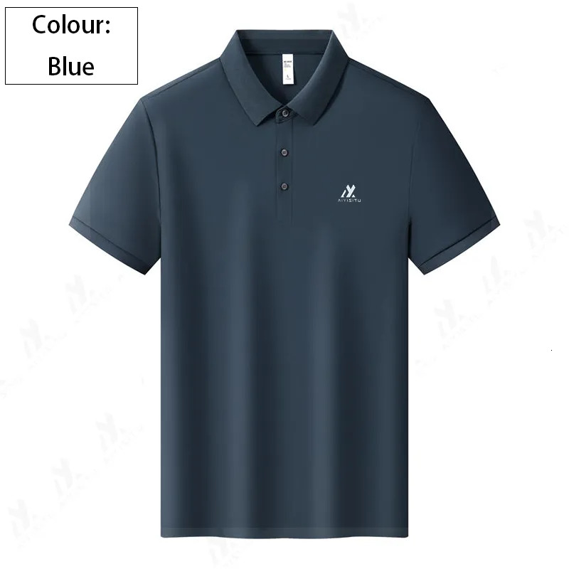 Men's designer Polo shirt - high-quality, lightweight, anti-wrinkle, suitable for outdoor travel and leisure activities.