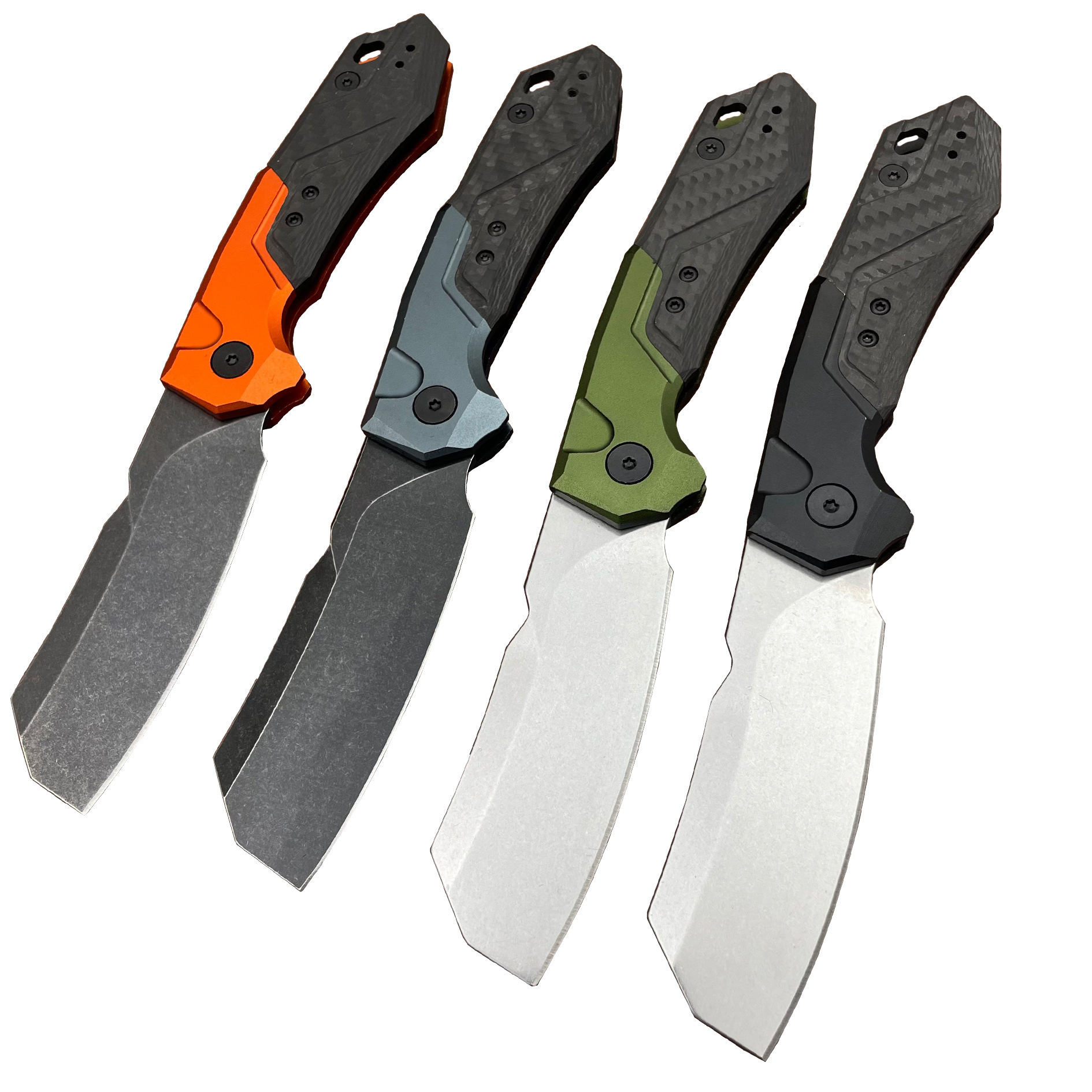 KS 7850 Outdoor Pocketknife Blackwash CPM154 Blade Hunting Folding Knife Combat Survival Tools Hard Cutting Tools EDC Men's Gift