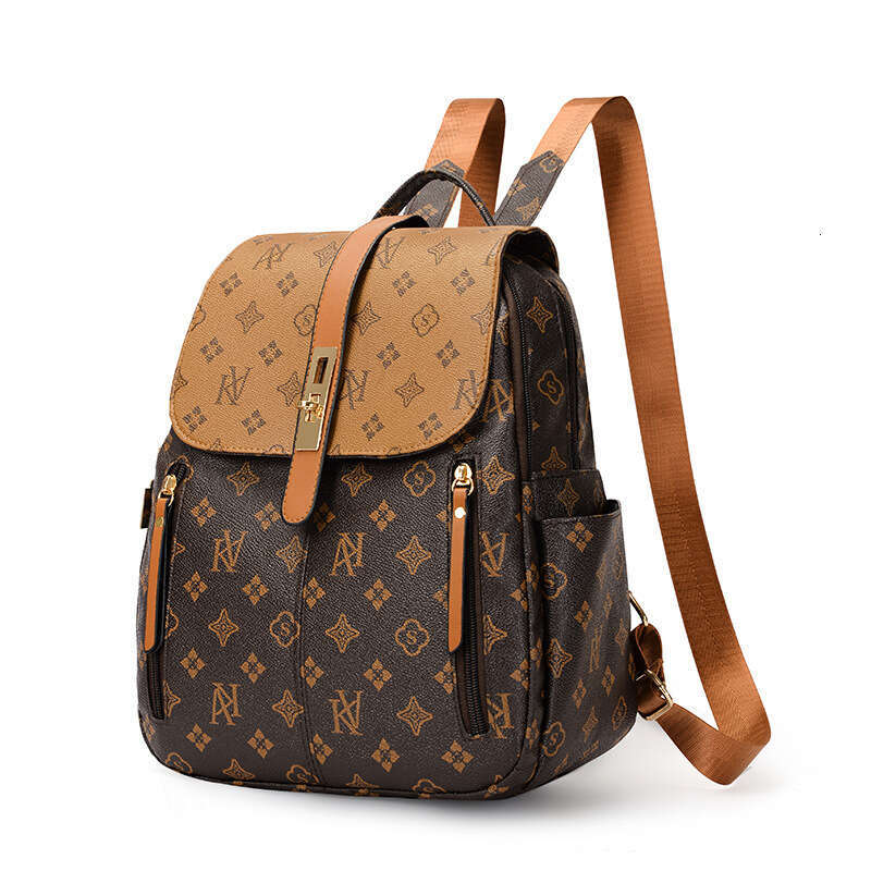 Women's New Vintage Casual Large Capacity School Bag Printed Fashion Trendy Backpack For Women