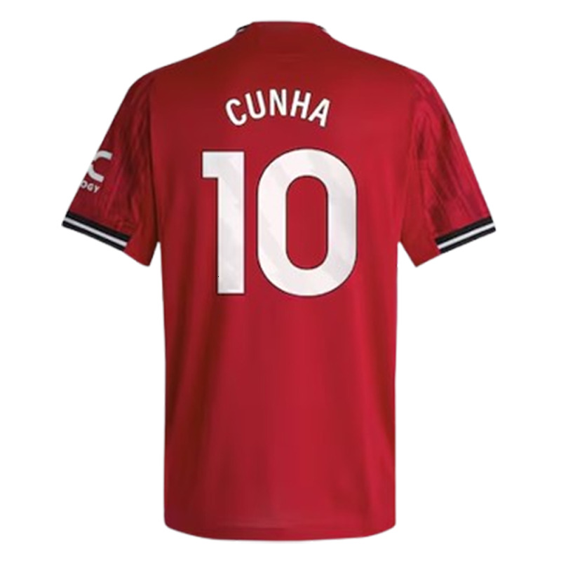 2026 2027 Manchester SESKO MBEUMO CUNHA Soccer Jerseys 26 27 football shirts B FERNANES men kids kit MAINOO YORO AMAD Pre match goalkeeper Training Un