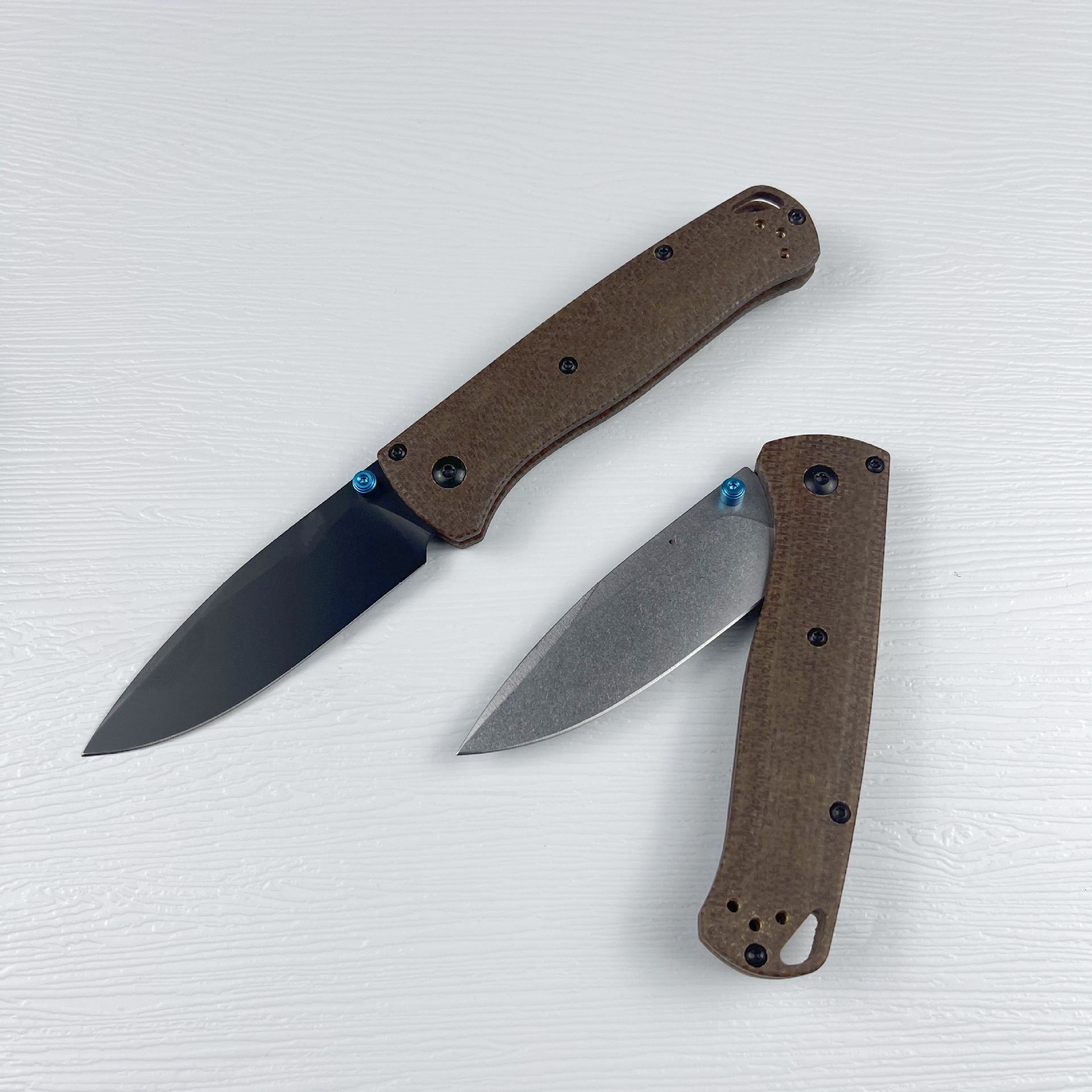 535/535BK Linen Handle Mark S30V Blade Folding Knife Outdoor Camping Hunting Survival EDC Tool