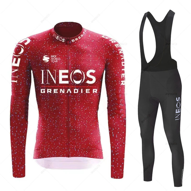 Ineos Grenadier Autumn Cycling Jersey Set Ropa Ciclismo Spring Long Sleeve Bicycle Clothing MTB Bicicleta Maillot Bike Culotte 260427