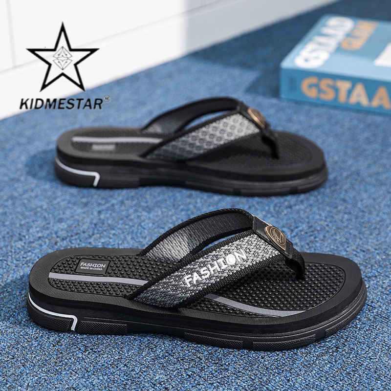 2026 Summer New Design Men's Flat Sandals Cool Breathable Soft Casual Anti-slip Soles High-end Outdoor Beach Slippers Wear-resistant Fashionable