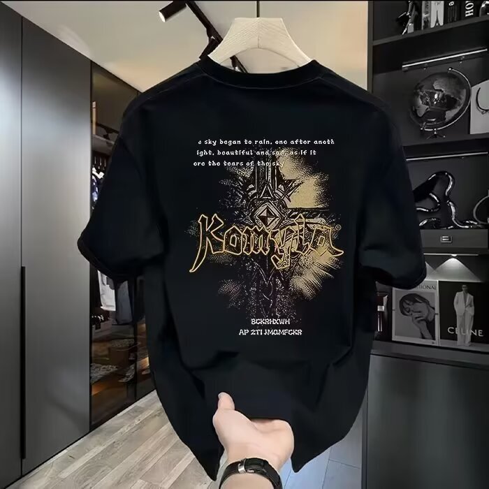 T Shirts For Men Designer Tee Shirt Homme Casual Style Y2k Oversized Breathable Sweatshirt Sporty Style Polo Shirt White Essential Clothes